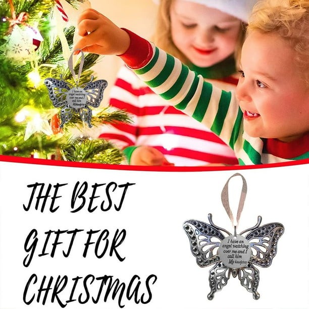 Kimloog Keepsake Christmas Ornament 2023 Year Dated,Butterfly Hanging Ornaments - Walmart.com