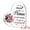 Roses Pattern, variant on Unique Bargains Acrylic Heart Desk Sign Gift Keepsake Plaque for Coworker Boss Friend Roses Pattern 10"L x 10"W x 1"H