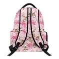 thumbnail image 2 of Aplkyhs Pink Bow Deer Backpack for Kids Teens Age 6-18 Cute Cartoon Print School Bag Ergonomic Adjustable Straps Lightweight Bookbag for School Travel, 2 of 7