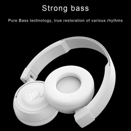 JBL T450BT Wireless Bluetooth Headphones Flat-foldable on ...