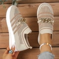 thumbnail image 5 of DIVVce Womens Sneakers Breathable Knit Slip On Comfortable Lightweight Air Cushion Casual Walking Shoes For Daily Use, 5 of 8