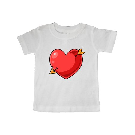 

Inktastic Red Heart with Arrow Gift Baby Boy or Baby Girl T-Shirt
