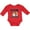 Red, variant on Inktastic Future Sushi Chef Baby Clothes Boys or Girls Long Sleeve Baby Bodysuit
