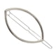 thumbnail image 3 of Pinza de horquilla delicada Hugo pasador de agarre deslizante ovalada Plata, 3 of 7