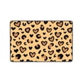 thumbnail image 7 of DouZhe Heart Leopard Print Camouflage Rugs Doormat, Non-Slip Machine Washable Carpets Floor Door Mat , 36" x 24", 7 of 7