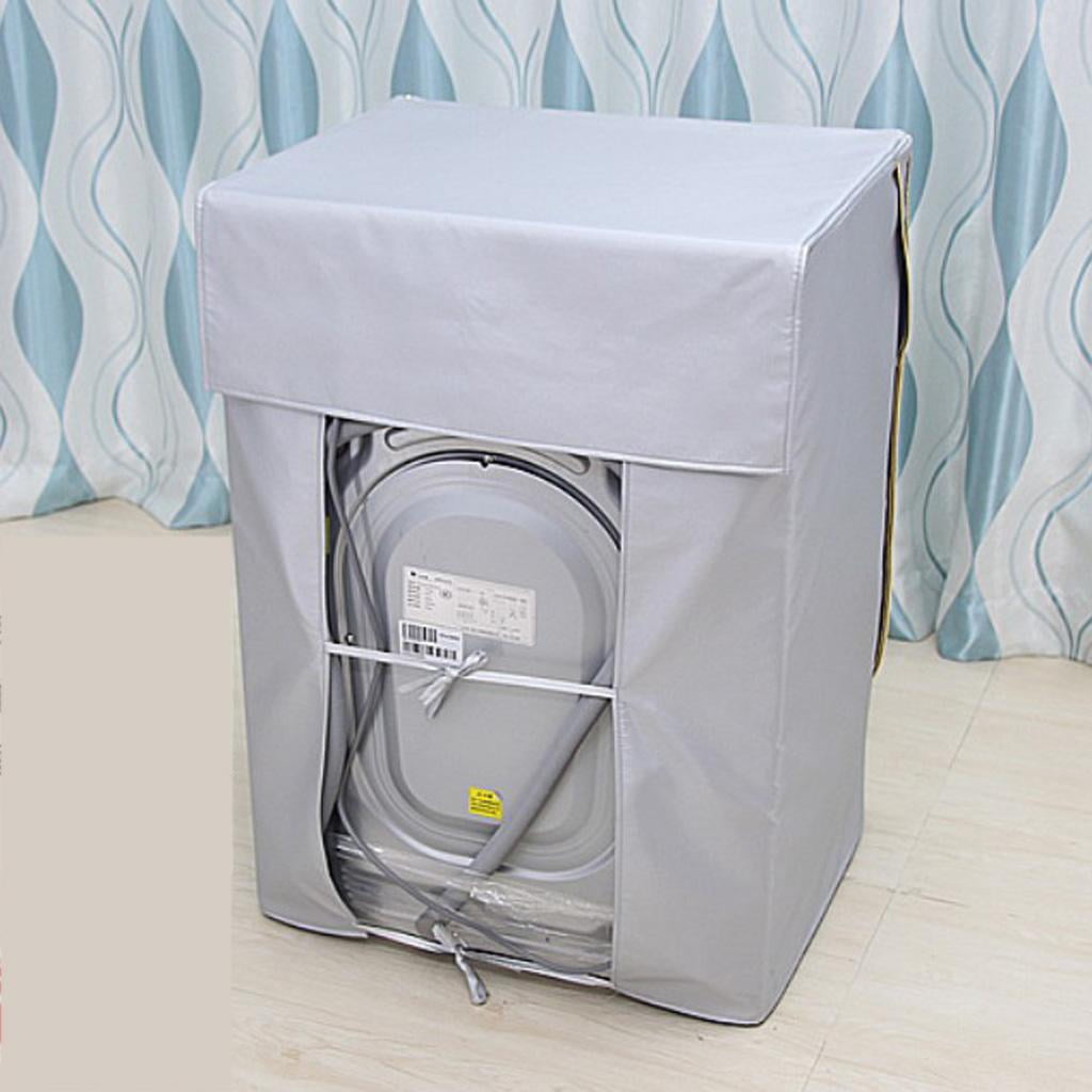 Washing Machine Cover Dust Proof Water Resistant Protector Gold Zip M 