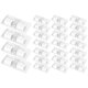 thumbnail image 3 of Clips de luces de cadena para exteriores con tiras adhesivas impermeables () blanco 25 piezas, 3 of 8
