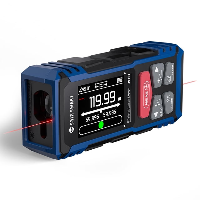 Telemetrómetro Láser Dual Recargable SainSmart 120m
