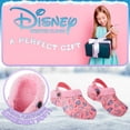 thumbnail image 3 of Zuecos Disney Stitch para niñas, con forro polar, punto rosa, diseño de ángel, 3 of 6