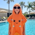 thumbnail image 2 of Mainstays Hooded Beach Towel, Starfish, 1 Piece, 24" x 48", 2 of 5