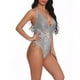 thumbnail image 2 of Mono sexy mono de cosplay suave mono de tela de pantalla de encaje para mujeres adultas, gris, l Guardurnaity XX000036-36, 2 of 7