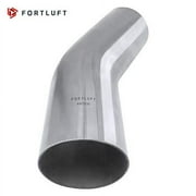 FORTLUFT Universal Mandrel Exhaust Bend Pipe 30 Degree Stainless Steel 3.00''/76mm