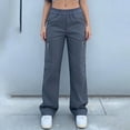 thumbnail image 5 of Tqcoqu Hiking Cargo Pants for Women Lightweight Outdoor Cargo Pants Casual Trousers with Side Zipper Pockets,Gray,Women's S-XXL, 5 of 7