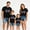 Black C, variant on Family Matching Patriotic Shirts for Family Members 4th of July Tee Tops