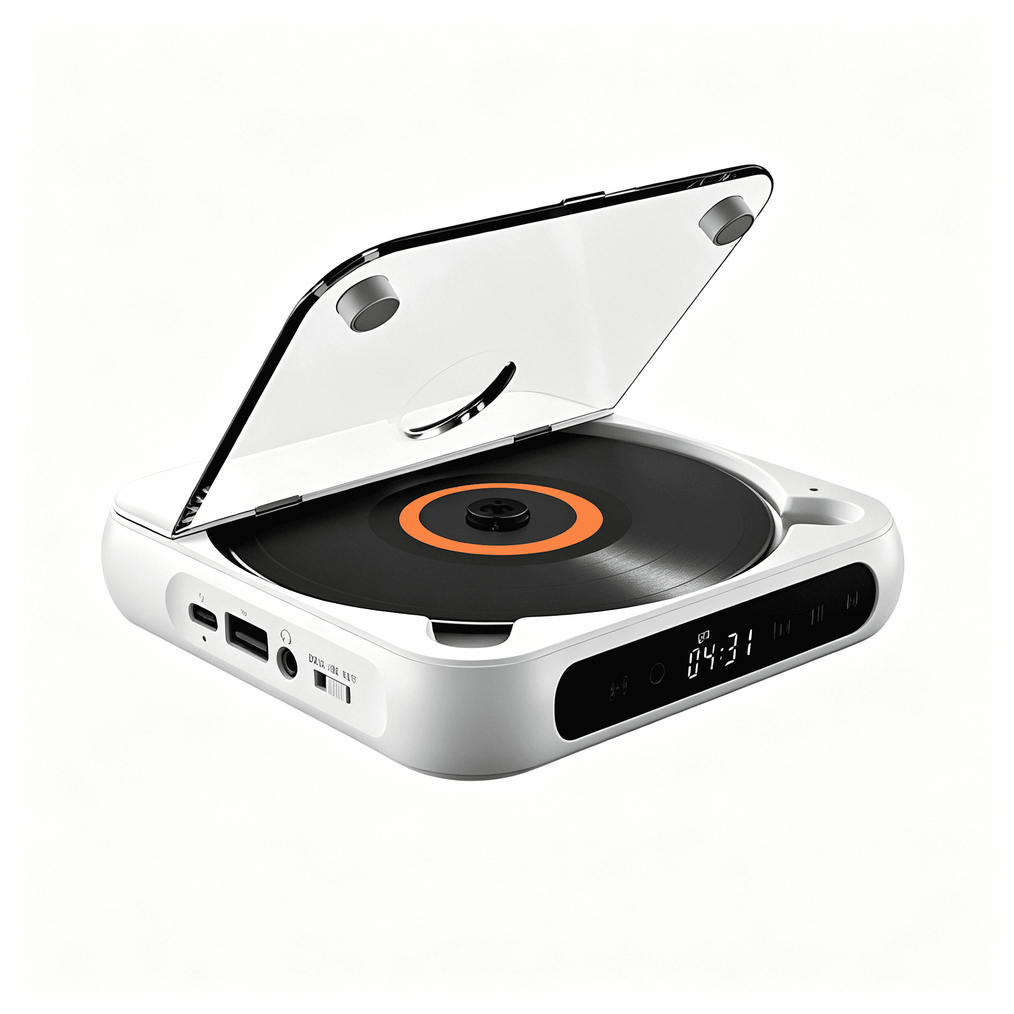 GJX 2026 New Portable Cd Player Bluetooth Speaker Stereo Cd Players Led Screen,For Home Use,Travel,Outdoor Activities,Music Enjoyment,And Personal Listening.