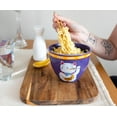 thumbnail image 4 of Bowl Bop Purple Lucky Cat Japanese Dinner Set | 16-Ounce Ramen Bowl, Chopsticks, 4 of 7