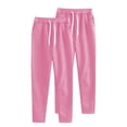 thumbnail image 2 of Joggers for Women, Audhol 2 Piece Women's Casual Sport Pants Women's Ultra-Soft Lounge Joggers Sweatpants Athletic Yoga Pants with Pockets Womens Joggers Pink XL, 2 of 4