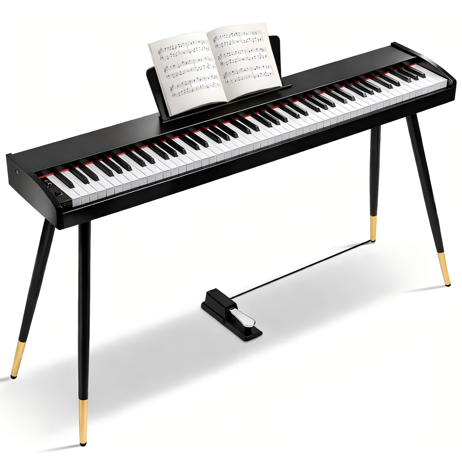 Fenbeli 88-Key Semi-Weighted Digital Piano with Pedal photo 1
