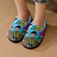 thumbnail image 4 of Teen Titans Go Slippers for Kids, Cute Soft Plush Anti-slip Fluffy Fuzzy House Slippers Warm Soft Plush Non-Slip Indoor Outdoor Slip-on Shoes for Boys Girls, 4 of 7