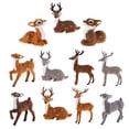 thumbnail image 3 of Simulación de ciervos navideños en miniatura, modelo de reno de de navideño, perfecto para adornos de jardín de hadas, accesorios de fotogr Soporte marrón claro Colco  Figuritas de animales coleccionables, 3 of 8