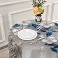 thumbnail image 6 of 60 Inch Round Tablecloth with White Lace Trim Fall Table Cover for Elegant Dining Decor Stunning Tree, 6 of 8