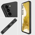 thumbnail image 3 of Funda protectora para cámara para Samsung Galaxy S22, funda de silicona para Samsung S22 5g, funda protectora a prueba de golpes, delgada, flexible, elegante - Negro, 3 of 5