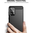 thumbnail image 2 of Samsung A72 5G case,Galaxy A72 5G case,with HD Screen Protector, Soft TPU Slim Fashion Non-Slip Protective Phone Case Cover for Samsung Galaxy A72 5G (Black Brushed TPU), 2 of 8