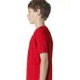 thumbnail image 3 of Next Level T-Shirt à Col Rond en Coton pour Jeunes, m, Rouge, 3 of 3