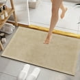 thumbnail image 1 of onlyliua para Interior/Exterior Lujosa Alfombrilla de Barro de Diatomita de Estilo Cremoso: Absorbente de Agua de Secado Rápido, Antideslizante, Duradera y Resistente Al Desgaste, para Ducha E Inodor, 1 of 7