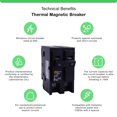 thumbnail image 2 of Disyuntor Square D Homeline 80A 120/240V 10,000 AIR, 2 of 8