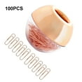 thumbnail image 3 of mmirethe Round Paper Clips Metal Paperclips Transparent Dispenser Holder Home Business Office School Desktop Organizer Document, 3 of 8