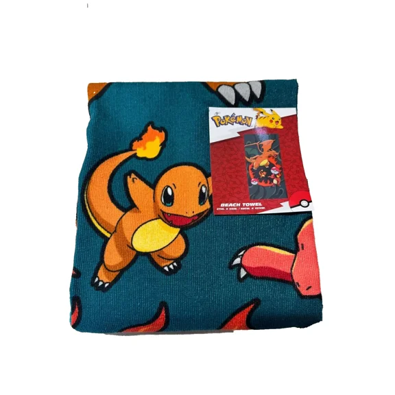 Pokemon Charmander 30"x60" Beach Towel, Multi-Color, Boys