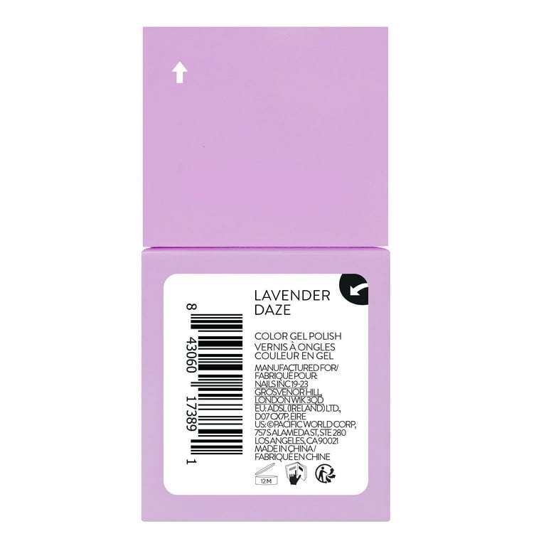 Nails.INC x Sensationail GelLED Gel Nail Polish, Lavender Daze