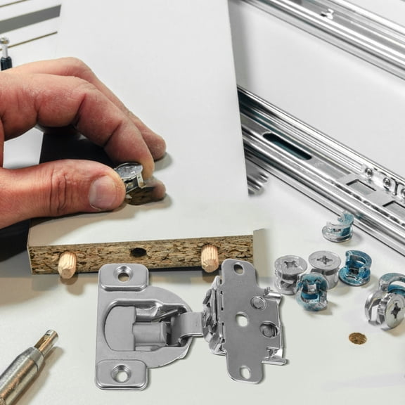 LITINKIMI Kitchen Cabinet Door Hinges Small Cabinet Doors 1Pack 2.9X2.2X1.2In