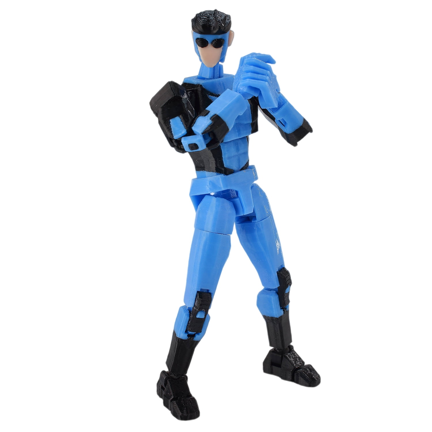 Action Figure Statues Invincible Movable Joints with Hand Type and Weapon Accessories 3D Printed Anime Action Figurine