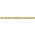 thumbnail image 2 of Leslie's Real 10kt Yellow Gold 2.4mm Flat Beveled Curb Chain Chain Bracelet; for Adults and Teens; for Women and Men, 2 of 4