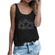 thumbnail image 1 of Top de chaleco con estampado de lentejuelas coloridas y cuello redondo de Color sólido informal a la moda para mujer Fridja  qr307, 1 of 4