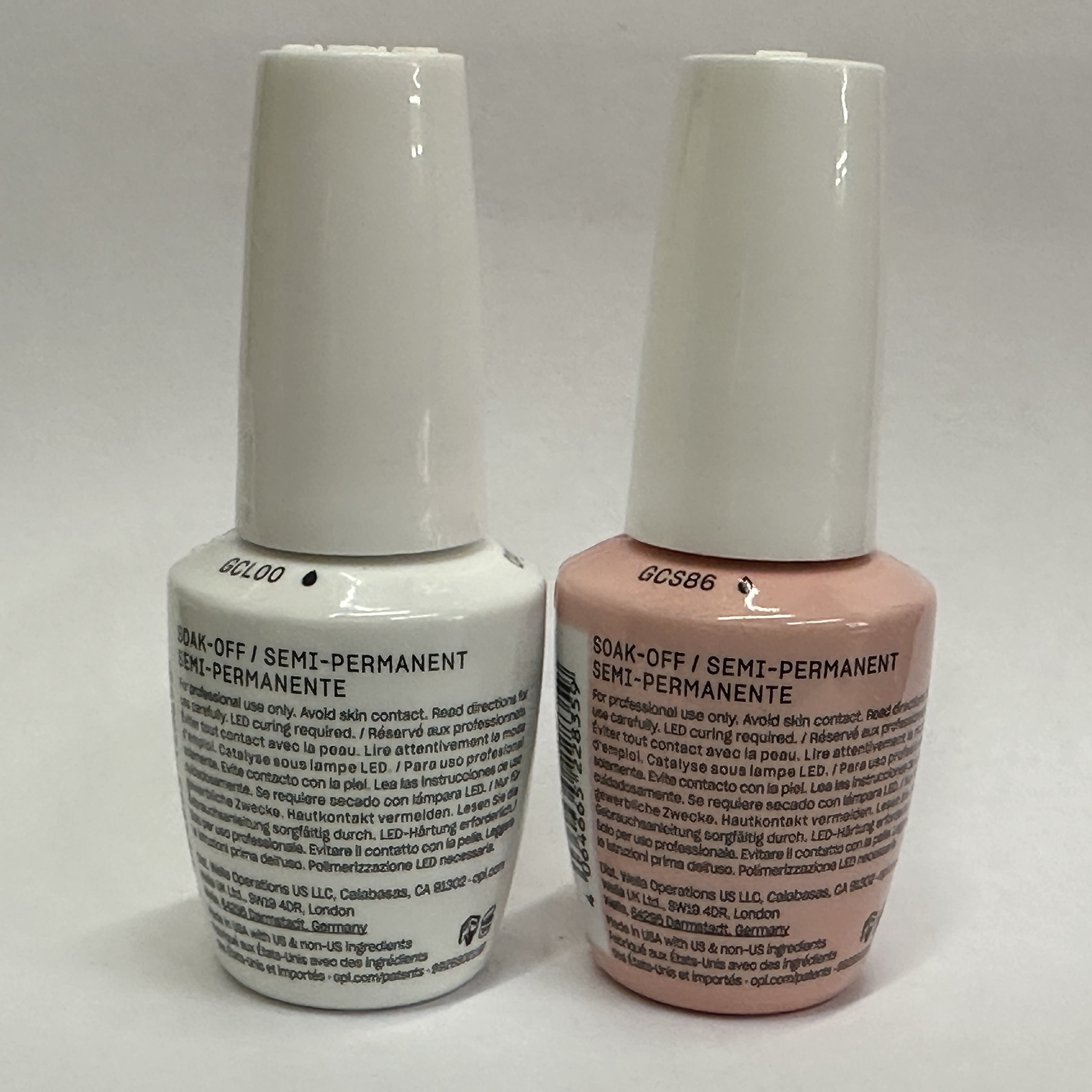 OPI Gel Duo - Bubble Bath + Alpine Snow - S86 L00 Classic Colors