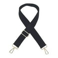 thumbnail image 1 of Youkk Femmes Coton Sac Bandoulière Remplacement Dames Simple Conception Sac à Main Réglable Bande avec Boucles Accessoires Noir, 1 of 6