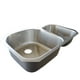 thumbnail image 1 of Fregadero Cocina Submontar 2 Tinas 80x52x23 Eb A31209br Línea Alessia, 1 of 3