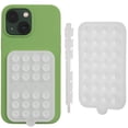 thumbnail image 1 of Funda para celular con soporte OCTOBUDDY Double de silicona transparente, 1 of 6