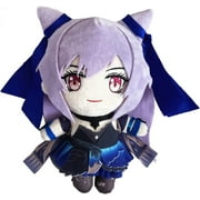 TYOMOYT 7.87in/20cm Keqing Plush Toy Doll, Genshin Impact Plushie Figure Cute Soft Cartoon Doll Pillow Cosplay Props