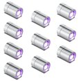 thumbnail image 1 of Mini luces LED FNHMSL de 10 piezas, moradas, a batería, 1 of 6