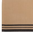 thumbnail image 6 of Mainstays Handwoven Woven Stripes Runner Rug, Black and Beige, 22" x 72" Antiskid Backing, 6 of 7