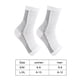 thumbnail image 4 of Calcetines de compresión de tobillo Aquiles tendinitis Brace (2 pares blanco + negro S/M) FLhrweasw Para estrenar, 4 of 4