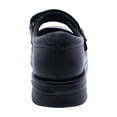 thumbnail image 4 of Zapato escolar Coqueta para niña de piel negro Nora con tira de contacto, 4 of 6