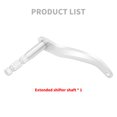 thumbnail image 2 of Tige de Levier de Vitesse Chromée pour Harley Softail Fat Boy Slim, 2 of 5