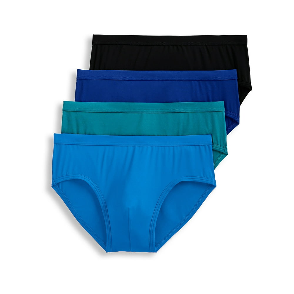 Life by Jockey Men's Fresh Microfiber LowRise Brief 4 pack