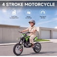 thumbnail image 4 of 40CC Kids Dirt Bike, 4-Stroke Gas Powered Mini Motorcycle for Kids Ages 6-14, 25MPH Youth Off Road Dirt Bike with Dual Disc Brakes, Full Suspension, No Oil Mixing, Easy Start, 4 of 9