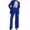 Blue, variant on JFGHDG Pant Suits for Women Dressy 2 Piece Outfit Business Casual Blazer Jackets and Wide Leg Work Office Slacks Set Beige L